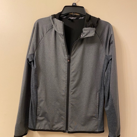 black windbreaker / athletic jacket - Picture 1 of 3